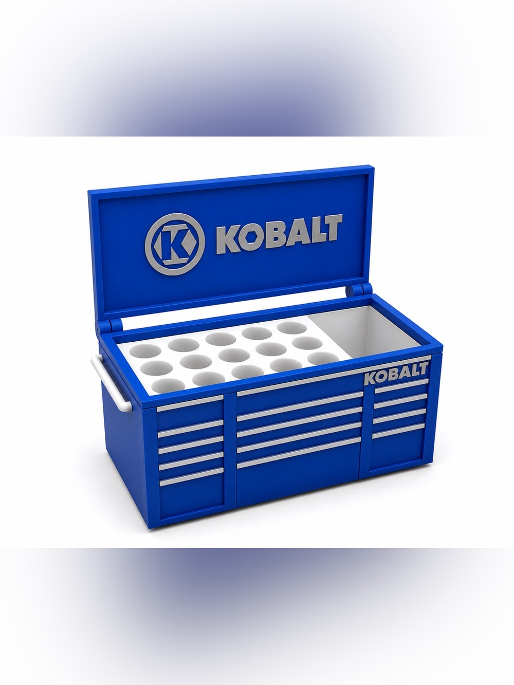 Kobalt Tools Mini Toolbox Pen And Trinket Holder Desk Top Organizer